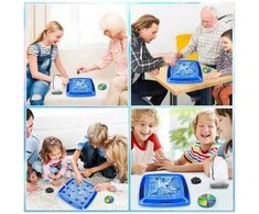 Magnetinis strategijos žaidimas su kamuoliukais ir laimės ratu šeimai GR0763 Jokomisiada