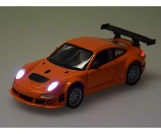 Jokomisiada Automobilio metalinis modelis Porsche 911 GT3 RS 1:32 šviesų ir garso kolekcija ZA5054