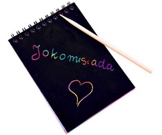 Jokomisiada Nešiojamojo kompiuterio Rainbow nutrinama kortelė su ZA3913 rašikliu