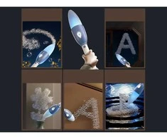 Jokomisiada Soap bubble gun PEN - writing and drawing with bubbles ZA5906
