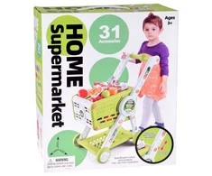 Jokomisiada Shopping Cart + Grocery Accessories Playing Shop ZA5897