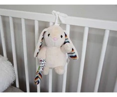Jokomisiada Plush bunny music box cuddly toy mascot lullaby ZA5585