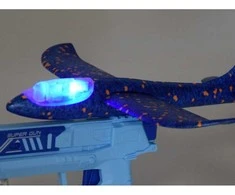 Jokomisiada Putplasčio lėktuvas su LED šviesa, šaudoma iš ZA5000 ginklo