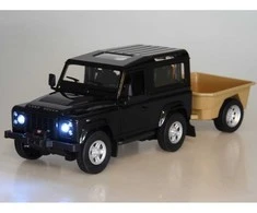 Jokomisiada Rastar remote-controlled car Land Rover Defender 1:14 remote control with lights RC0712