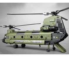 „Jokomisiada Reobrix“ licencijuoti statybiniai blokai CH-47 „Chinook“ sraigtasparnis, 1458 vnt. ZA5802