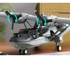 Jokomisiada Techniniai blokai kovinis orlaivis PBY-5A Catalina 364 elementai ZA5322