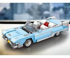 Jokomisiada Technical blocks Mėlynas CONVERTIBLE classic American 308-piece ZA5791