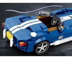 Jokomisiada Technical blocks Sports car mėlynas classic roadster 312-piece ZA5792