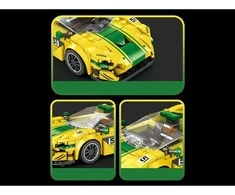 Jokomisiada Technical blocks Sports car P1 GTR Geltonas-Žalias 368-pcs ZA5781