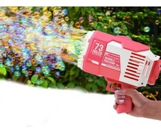Jokomisiada „Toy Bazooka“ pistoletas, skirtas išleisti muilo burbulus ZA4417