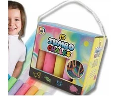 Jumbo storio grindinio kreida 15 el.