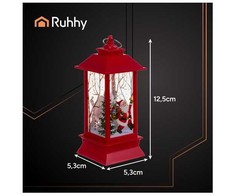 Raudona LED Christmas Lantern Ruhhy 26752