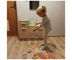Kruzzel Blokai - šiaudeliai - rinkinyje 408 vnt. 22408