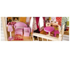 Kruzzel Wooden dollhouse - villa D11252