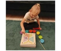 Dėlionė Kruzzel Wooden puzzle beads 22403