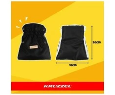 Double stroller muffs - juodas Kruzzel 25814