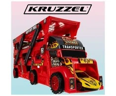 Kruzzel TIR sunkvežimio komplektas su 6 automobiliais 22515