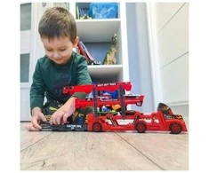 Kruzzel TIR sunkvežimio komplektas su 6 automobiliais 22515