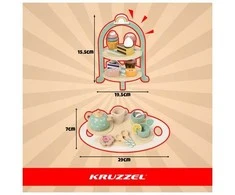 Children's tea set + Kruzzel 26418 cake stand