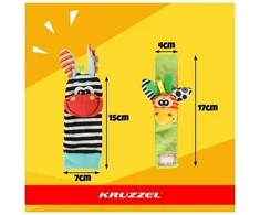 Baby rattles - set of 4 Kruzzel 25068