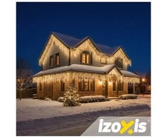 Izoxis Lauko girlianda, 500 LED, 22,5 m, šilta balta