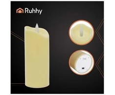 LED žvakės Ruhhy 12,5x5 cm, 4 vnt., IP20 apsauga