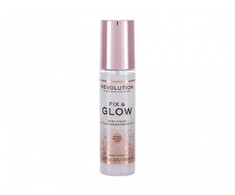 Makeup Revolution London Fix &amp; Glow Dewy Finish Make - Up Fixator moterims, 100 ml