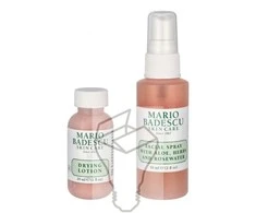 Mario Badescu Grab And Go Set veido priežiūros rinkinys (sausinantis losjonas spuogams, 29 ml + veido purškiklis, 59 ml)