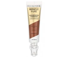 „Max Factor Miracle Pure Hyaluronic Acid Radiant“ skystas makiažo pagrindas ir serumas 2 viename su kakava, SPF 30, 30 ml