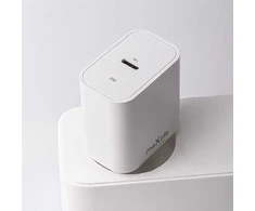 Maxlife MXTC-06-20C PD QC įkroviklis 1x USB-C 20W baltos spalvos + USB-C - USB-C kabelis 20W