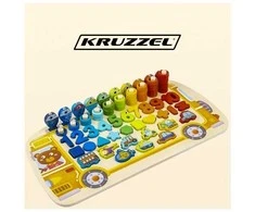 Kruzzel Medinė dėlionė - rūšiuotojas 6in1