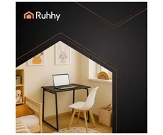 Juodas folding wooden desk Ruhhy 26117