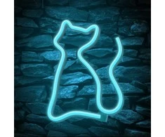 Neoninis LED šviestuvas CAT turkio spalvos NNE24 Neolia
