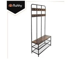 Standing shelf with hanger 182cm Ruhhy 27036