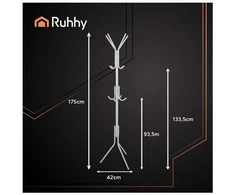 Pastatoma pakaba 170 cm - baltas Ruhhy 26360