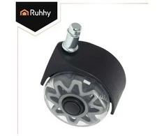 Gray swivel chair wheels, 5 pcs. Ruhhy 25280