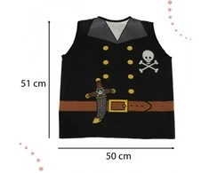 Piratų jūreivio karnavalinis kostiumas 3-8 metų amžiaus