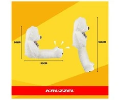 Pliušinis meškinas Kruzzel 25925, 180 cm