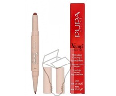 PUPA Milano Vamp! Creamy Duo Lūpų kontūro pieštukas ir blizgūs lūpų dažai, spalva - 006 Deep Rose