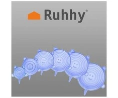 Ruhhy Silikoniniai dangteliai - rinkinyje 6 vnt