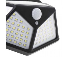 Saulės judesio ir sutemų jutiklio lempa 100 LED