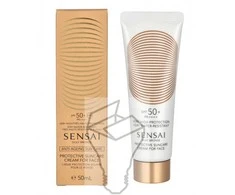 Sensai Silky Bronze Cellular Apsauginis veido kremas SPF50+, 50 ml