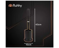 Silicone bathroom brush juodas Ruhhy 25882