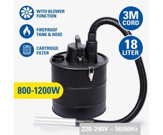 Siurblys pelenams Kinzo, 800-1200W, 18L, su HEPA filtru