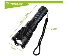 Taktinis žibintuvėlis 1500lm Trizand 26949