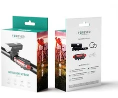 Dviračio žibintų rinkinys Basic BLG-100 Forever Outdoor