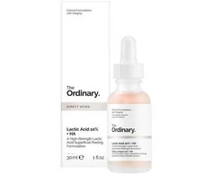 The Ordinary Lactic Acid 5% + HA 2% šveičiamoji priemonė veidui, 30 ml