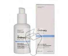 The Ordinary Niacinamide 5% Face And Body Emulsion odos atspalvį lyginanti lengva emulsija veidui ir kūnui, 100 ml