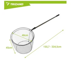 Trizand 335 cm teleskopinis žvejybos graibštas