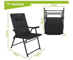 Trizand turistinė kėdė 59x70x91cm